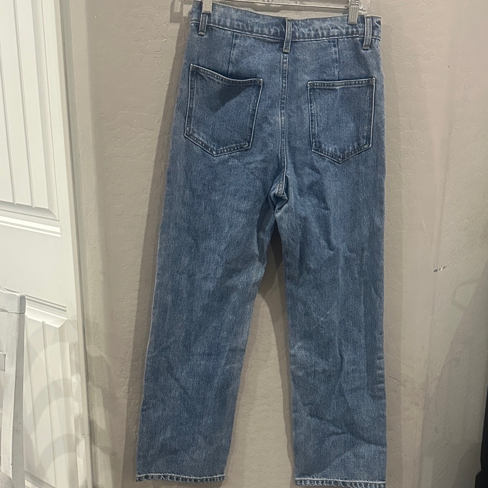 Whimsy + Row Light Blue Straight Jeans - Picture 3 of 4